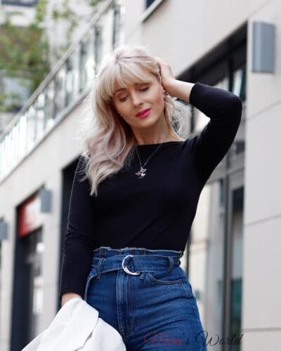 Outfit Ideen mit Wide Leg Jeans